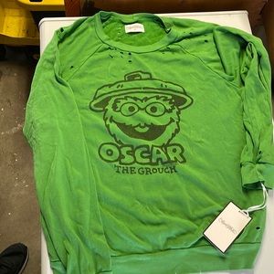 Lauren Moshi Oscar Distressed Sweater